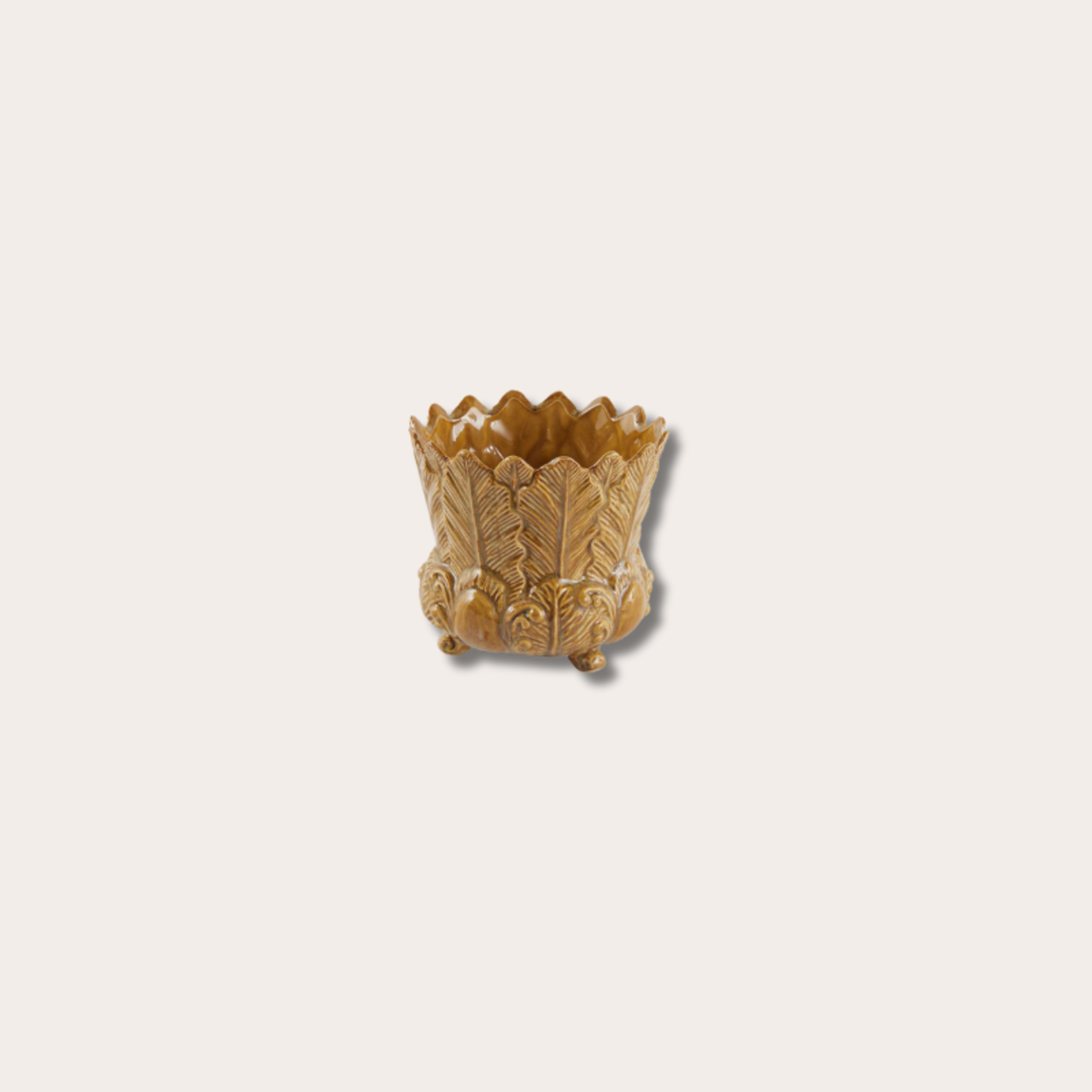 Potten Foglie - oker