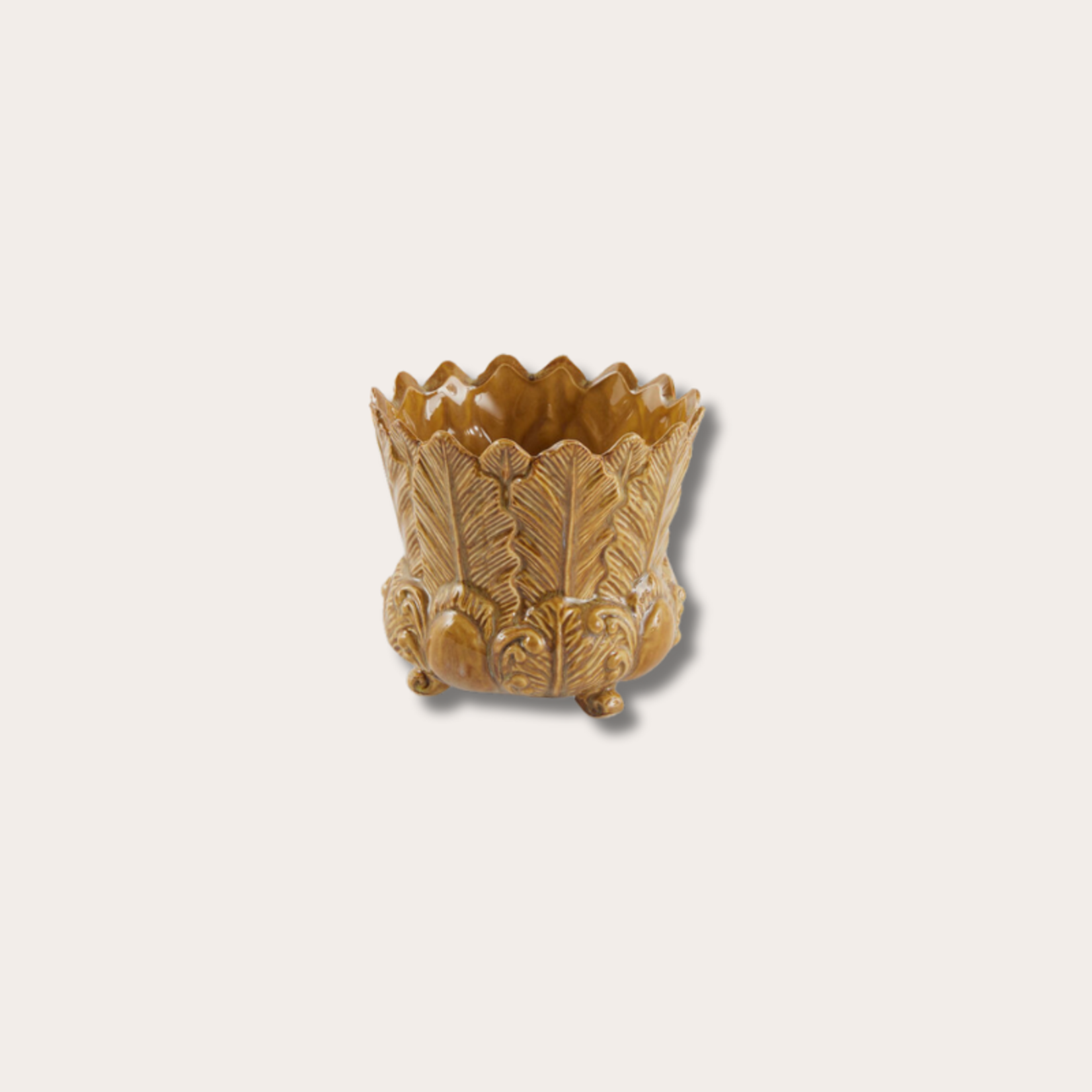 Potten Foglie - oker