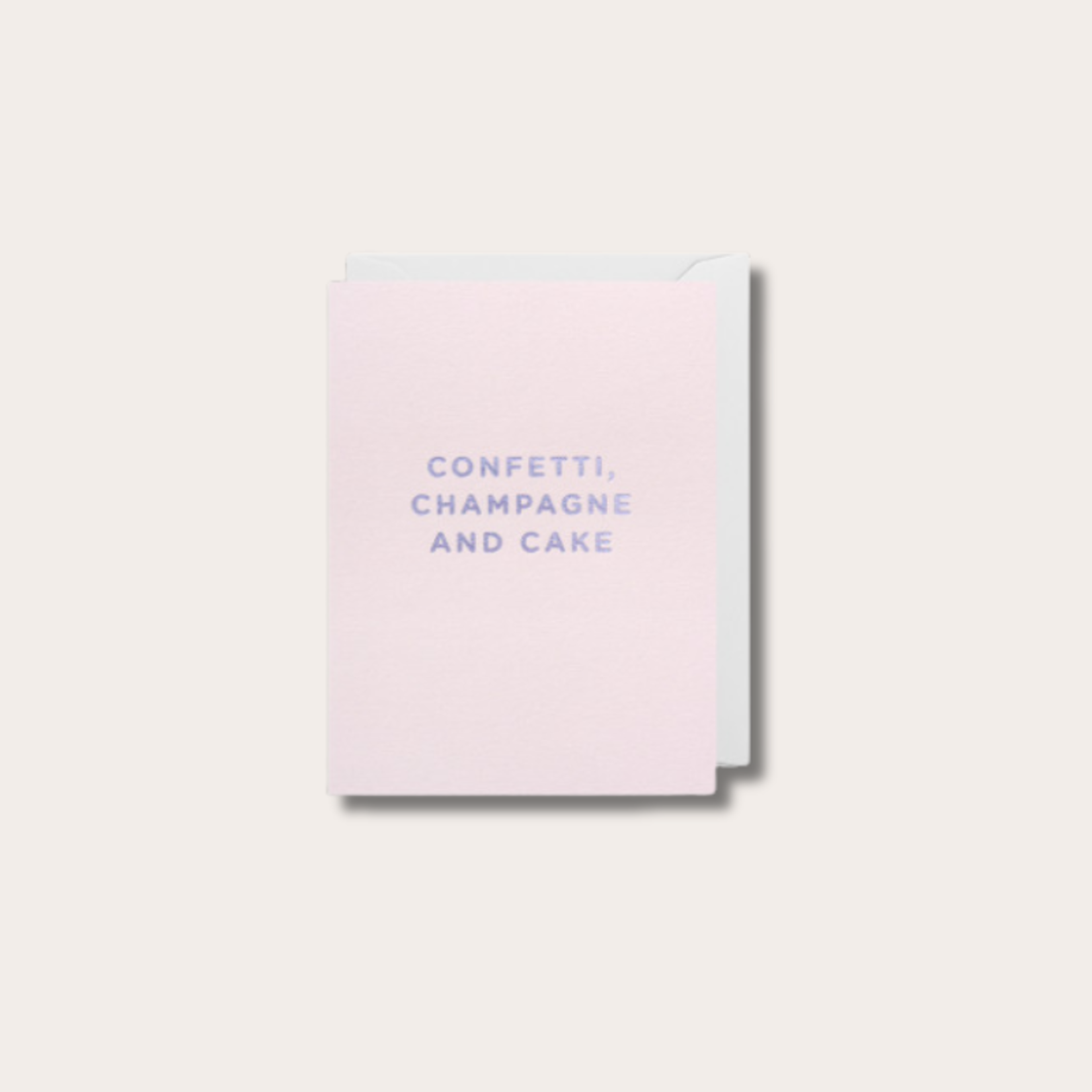 Kaart - Confetti, champagne, cake