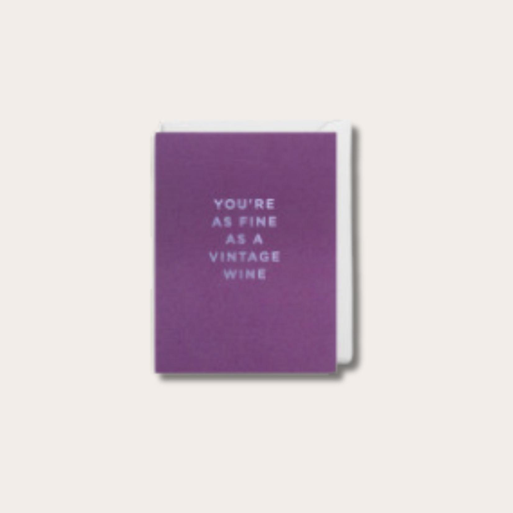 Kaart - As fine as vintage wine