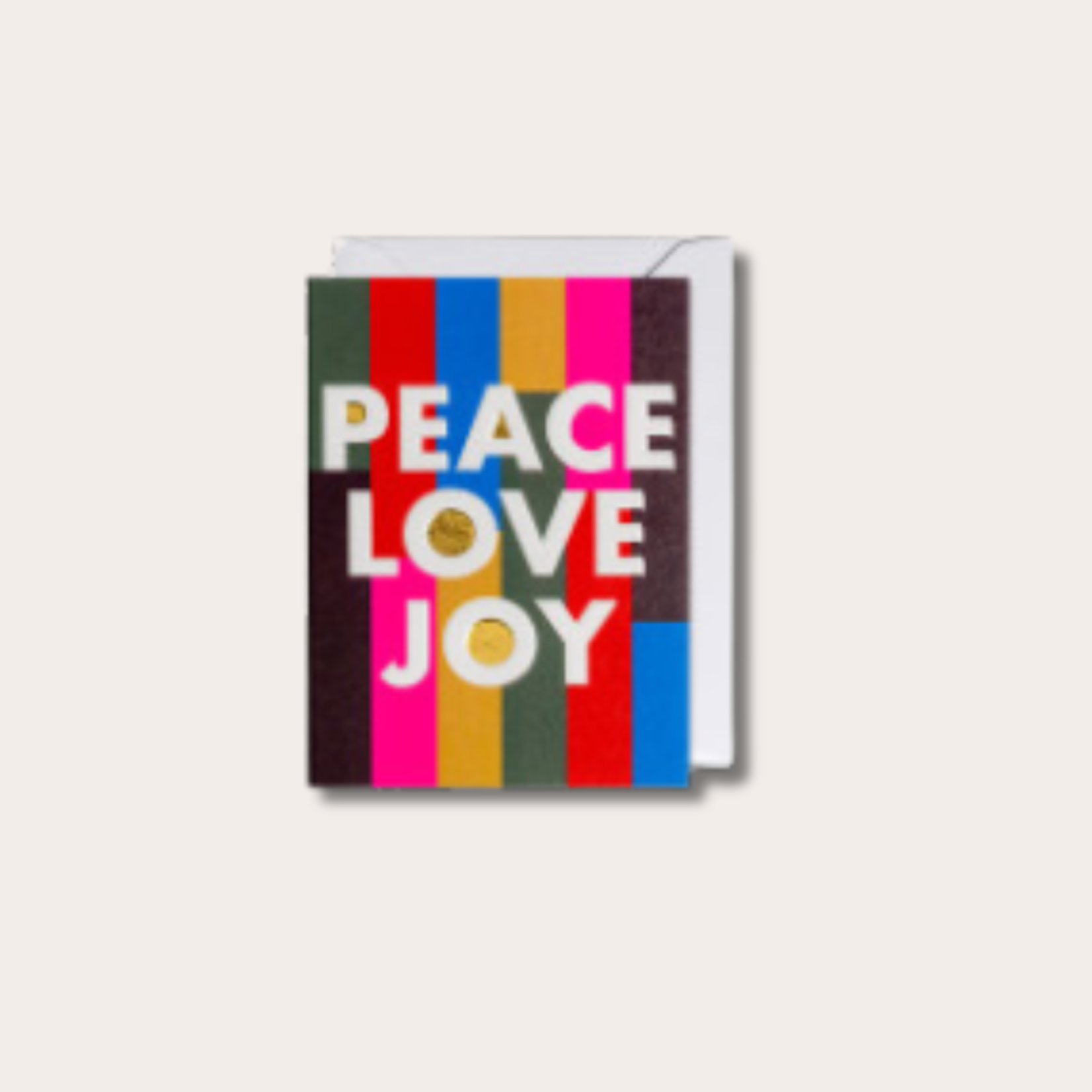 Kaart - Peace love joy