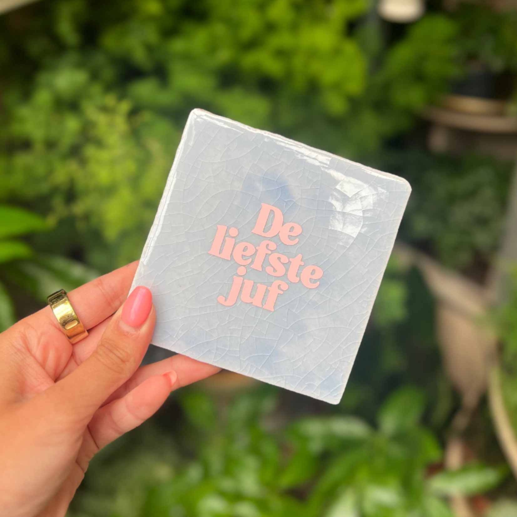 Tegeltje - De liefste juf