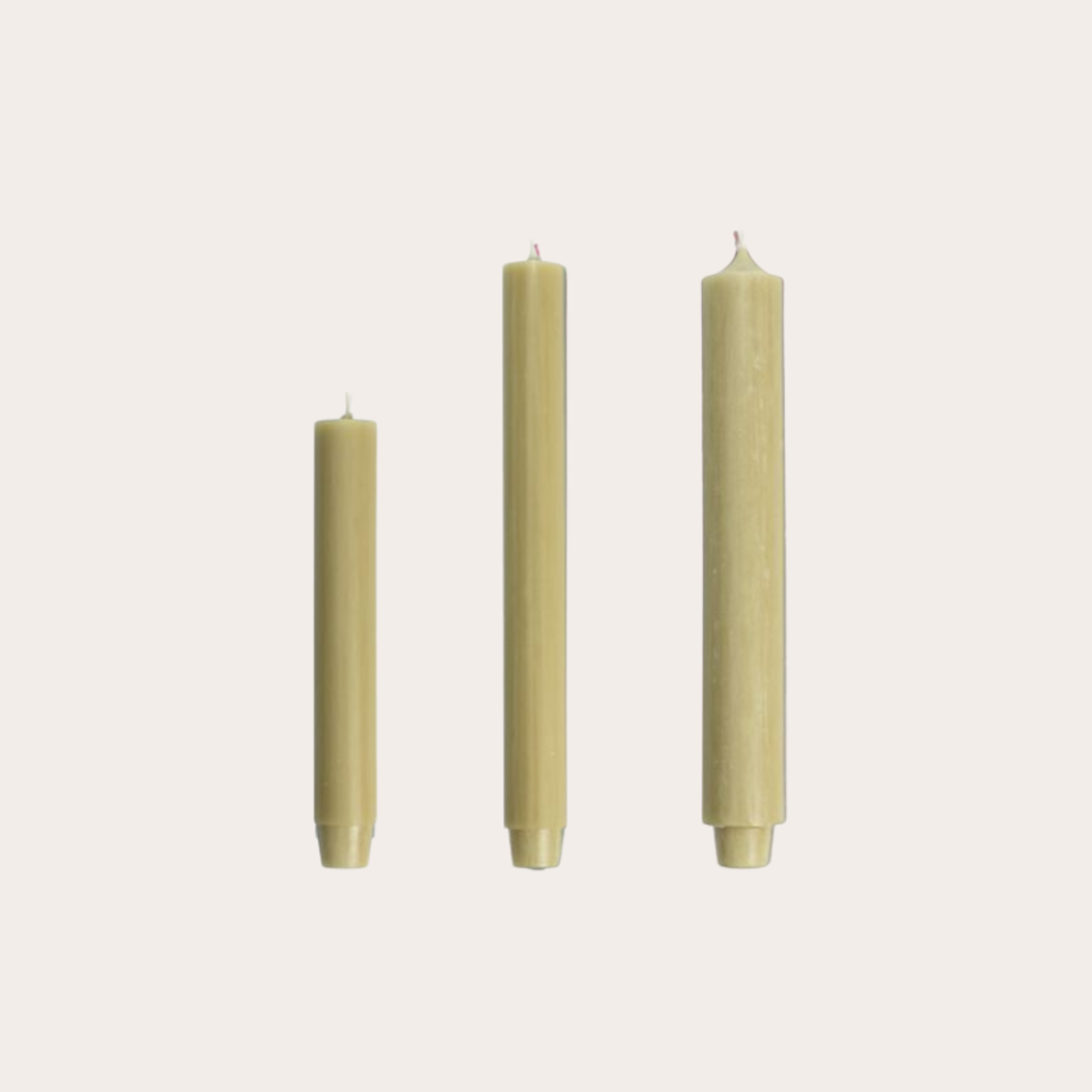 Kaars - Beige olijf