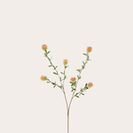 Zijden bloem - Distel - oranje