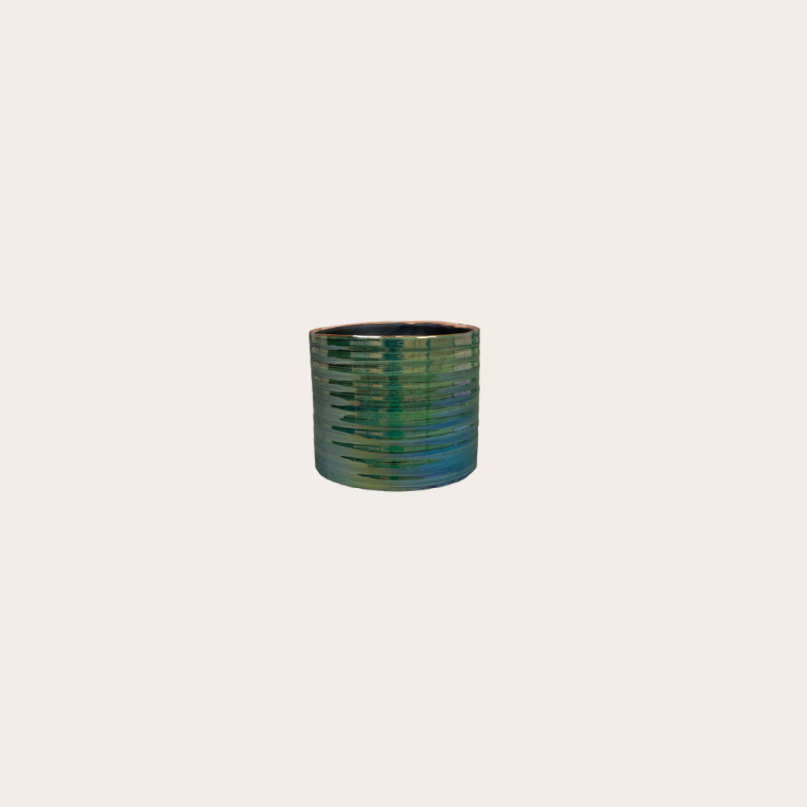 Pot Didi - parelmoer groen L