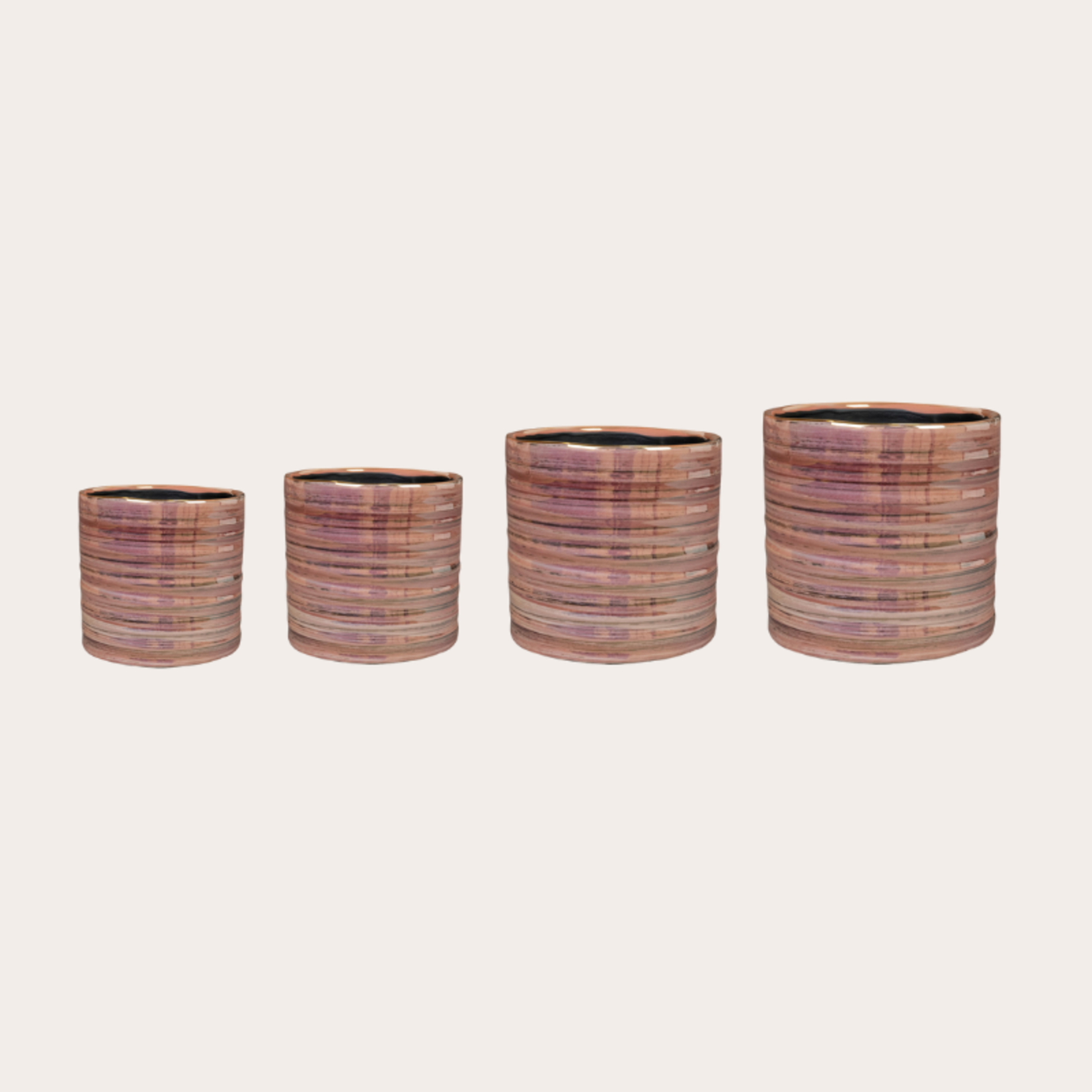 Pot Didi - parelmoer roze L