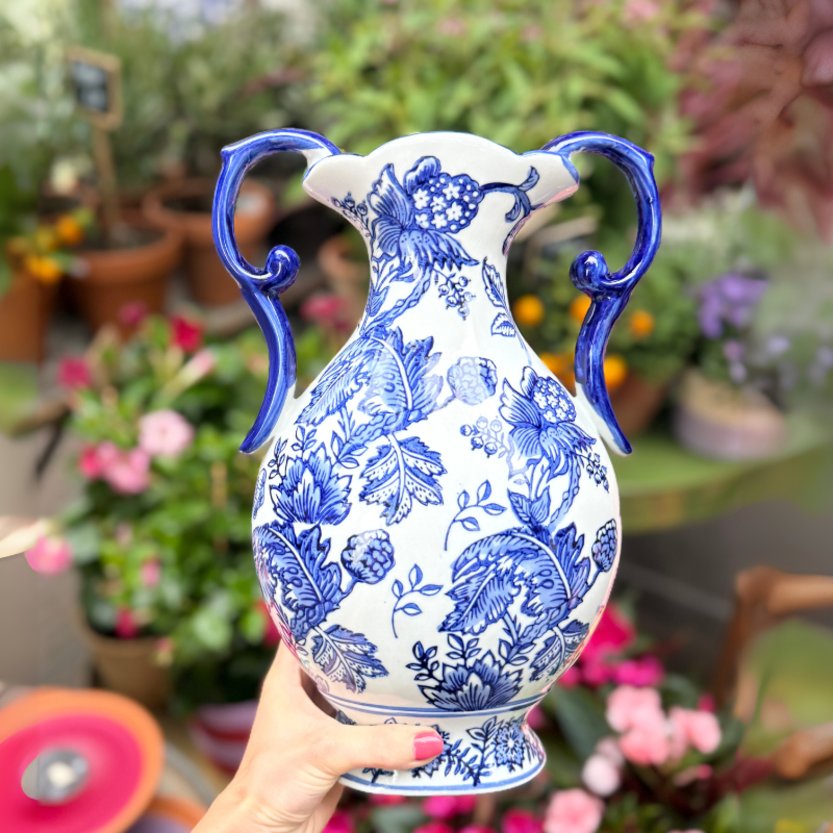 Vaas - Delfts blauw - Porselein