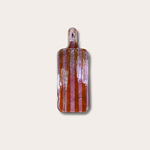Borrelplank - Glas - Oranje/roze - S