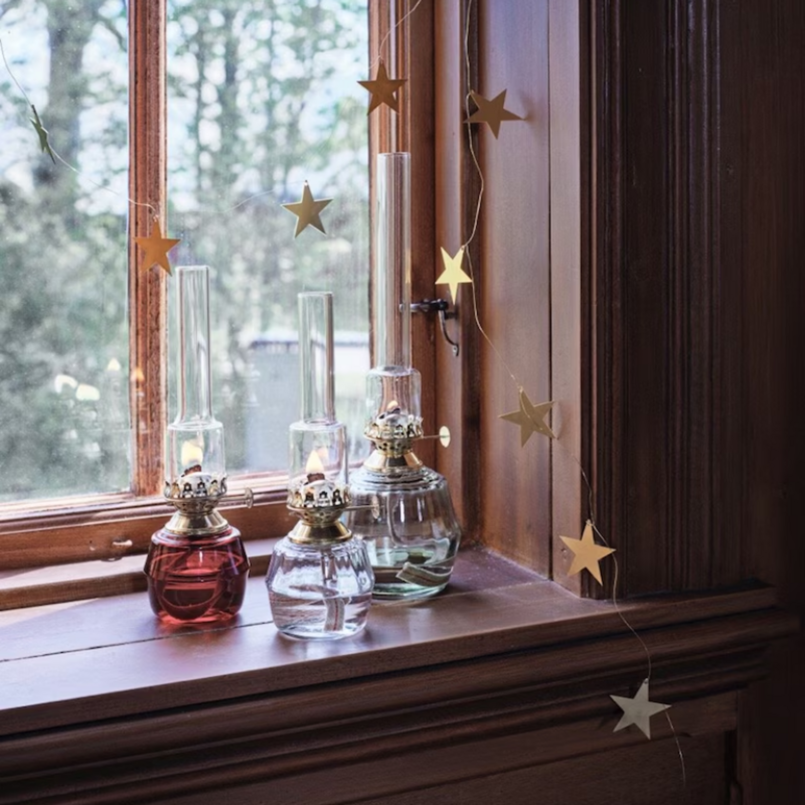 Olielamp - Majken Red Brass - Small
