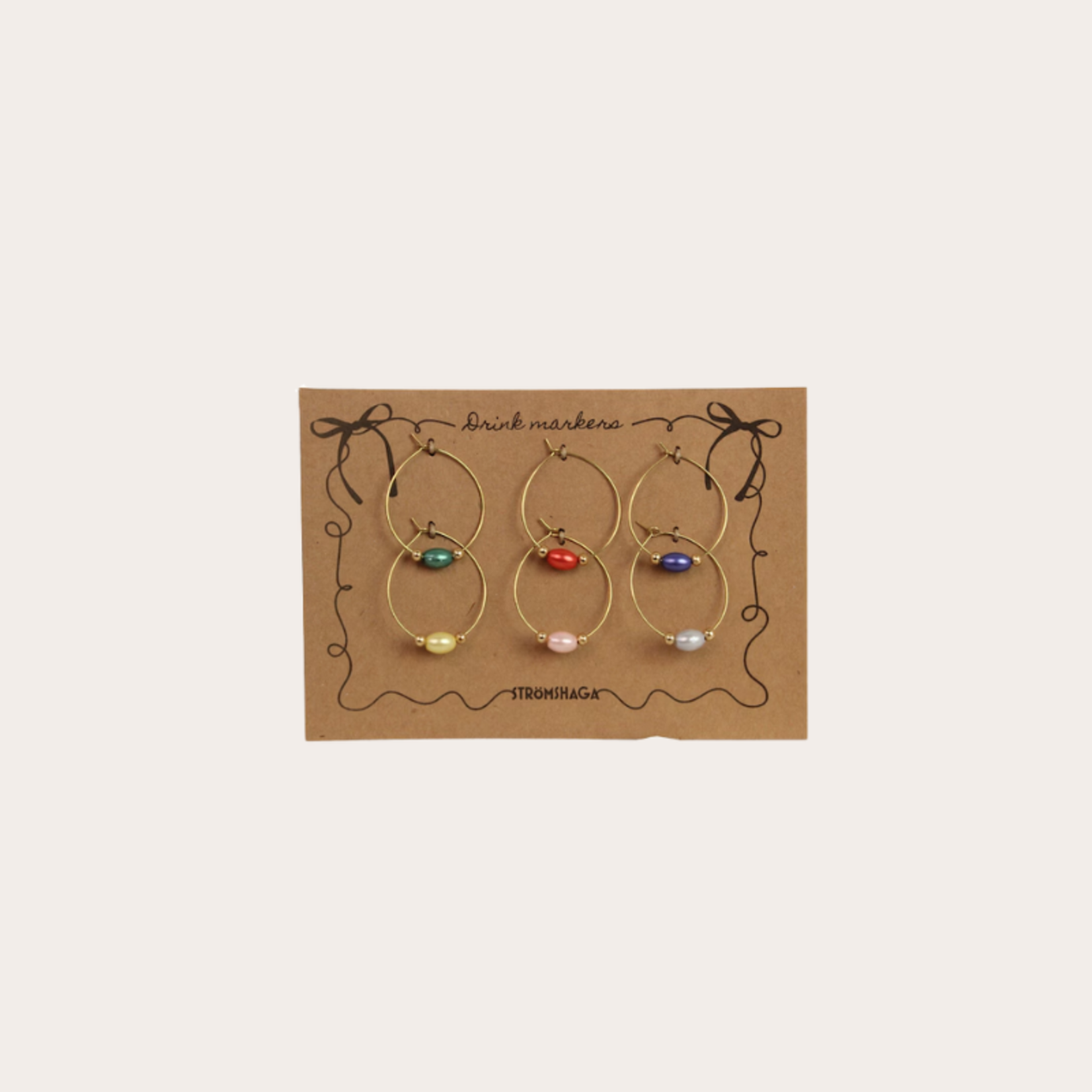 Wijnglas herkenner - multicolour