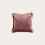 Kussen - Franje - Roze, goud