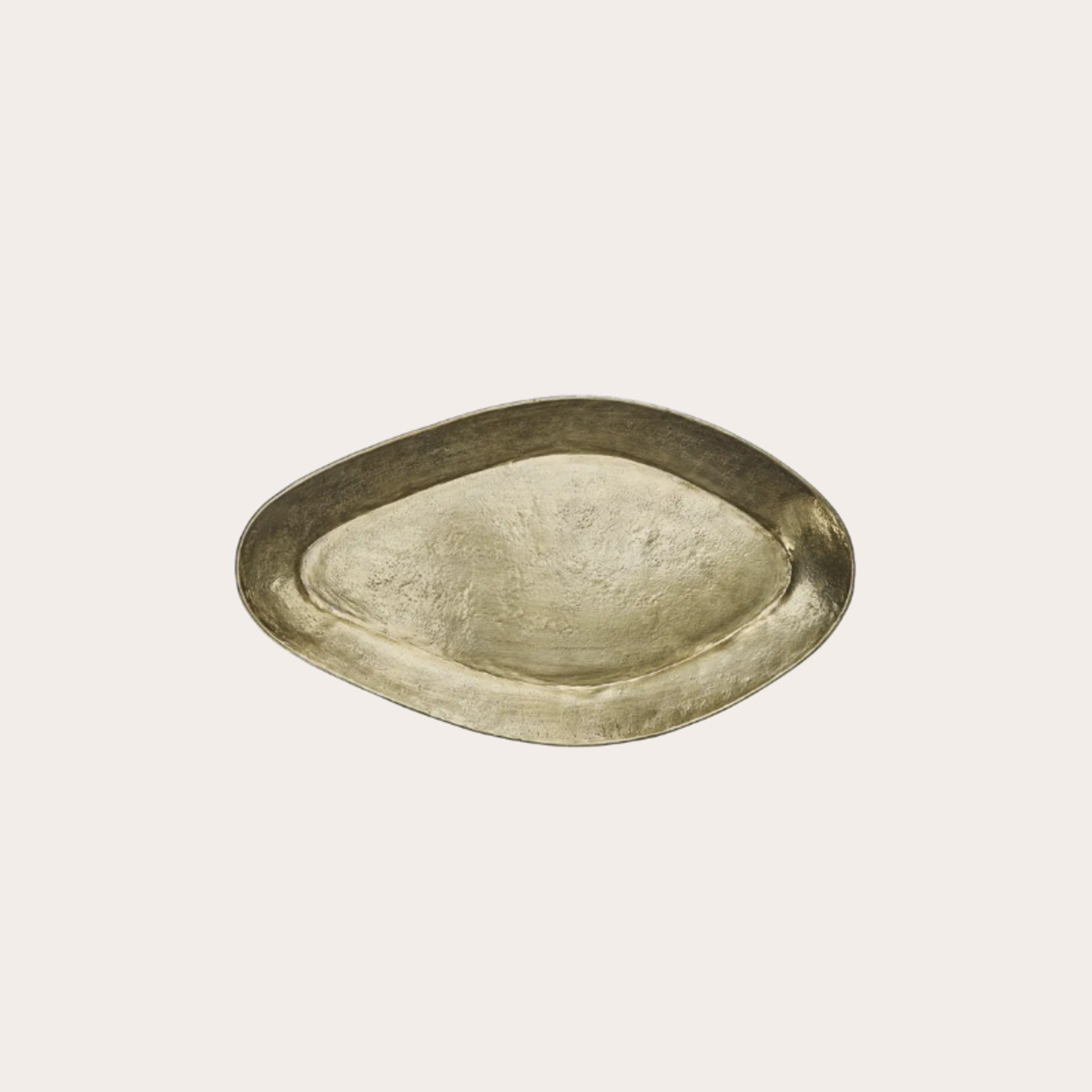 Tray - goud - Ovaal