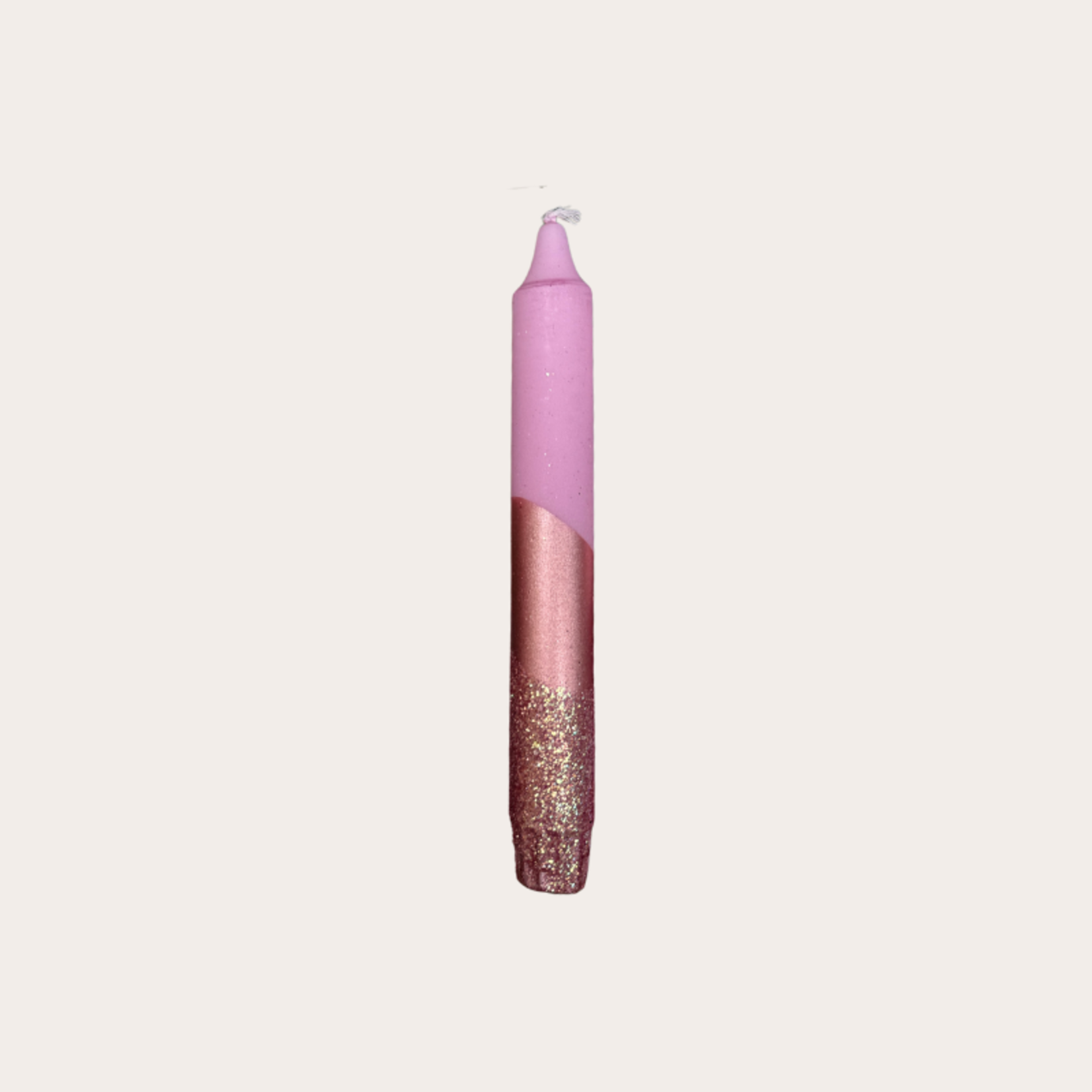 Kaars - Essence - Roze glitter overloop