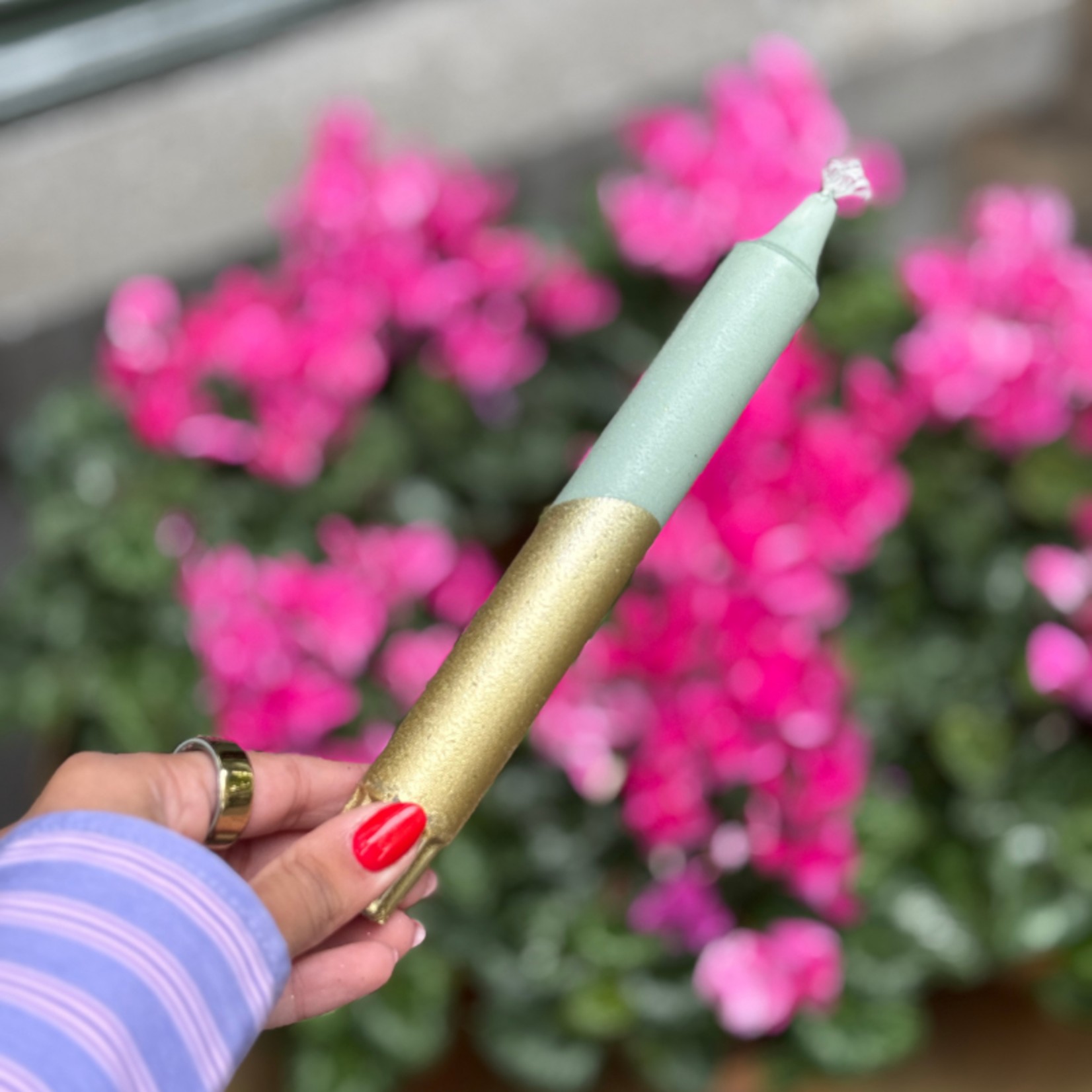 Kaars - Essence - Groen/goud