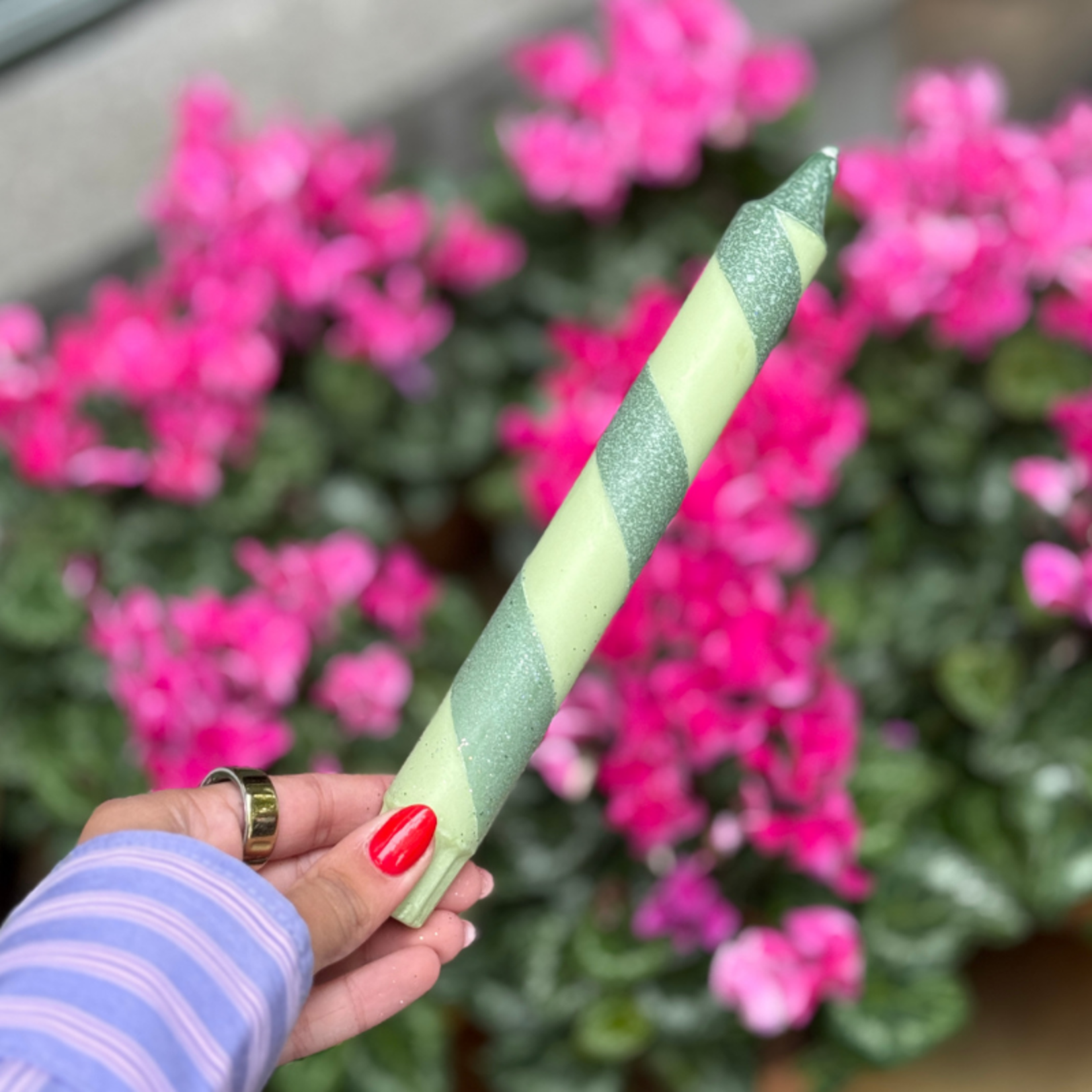Kaars - Essence - Groen spiraal