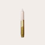Kaars - Essence - Beige/goud glitter overloop