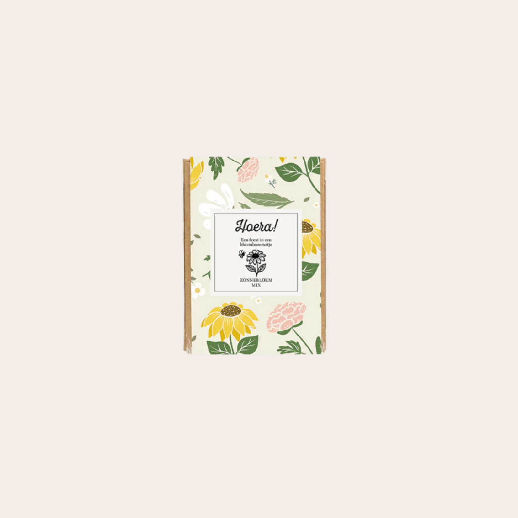Zaadbommen doosje - Hoera - 4 stuks