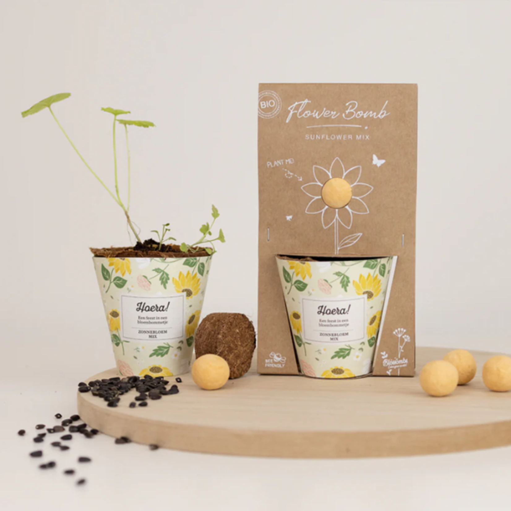 Zaadbommen grow kit - Hoera