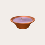 Buiten kaars - terracotta pot L - Marshmallow