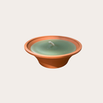 Buiten kaars - terracotta pot L - Velvet Green
