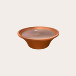 Buiten kaars - terracotta pot L - Cappuccino