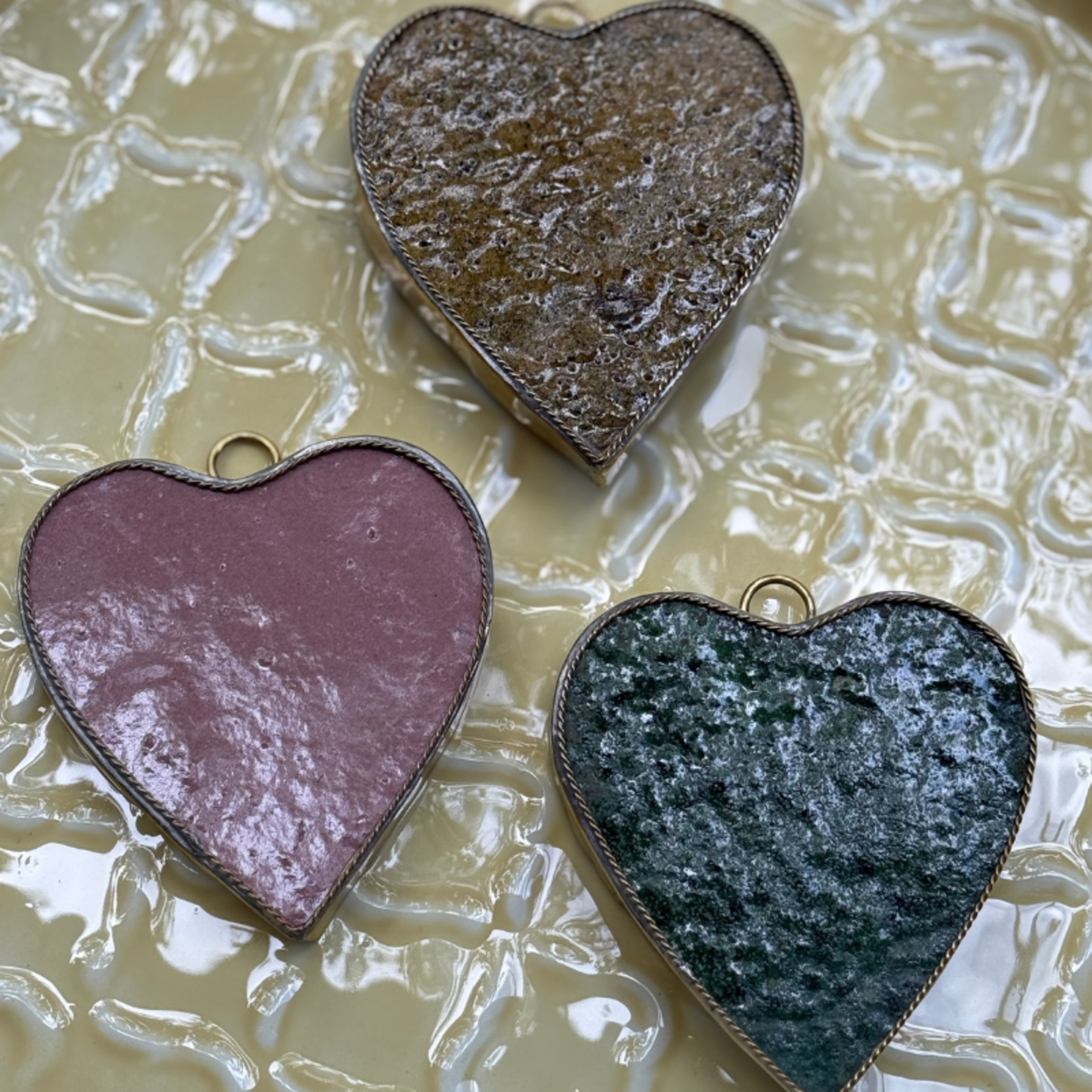 Zelliges tegel - Hartje - Okergeel S