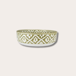 Chabi Chic Chabi Chic - schaal groot - kaki bloemen