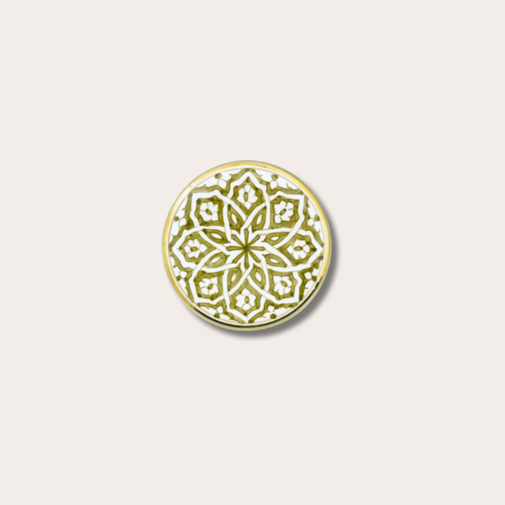 Chabi Chic Chabi Chic - bord - kaki bloemen