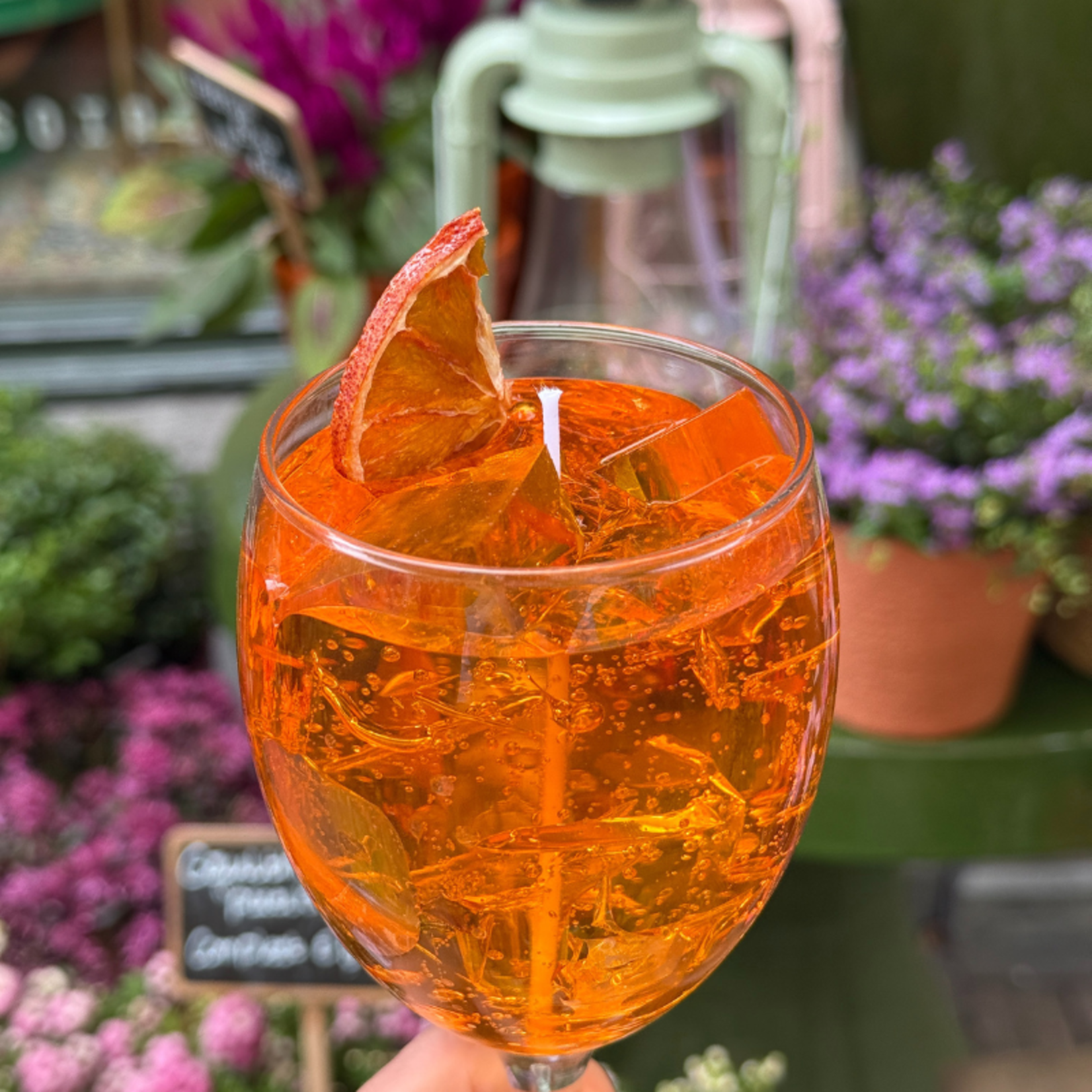 Kaars - Aperol spritz