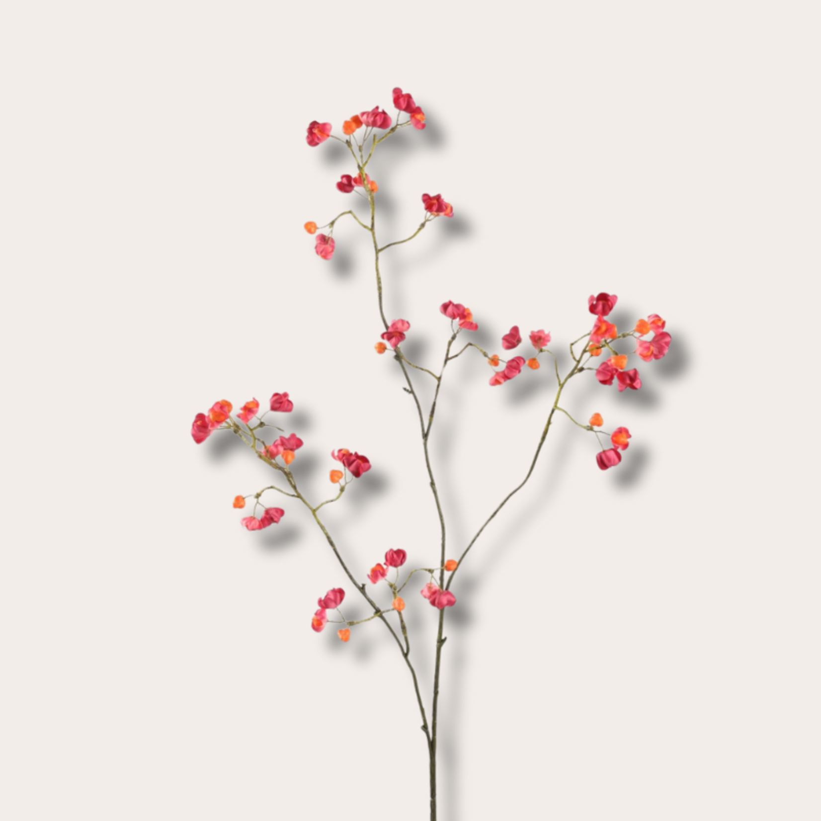 Zijden bloem - kardinaalsmuts - Fuchia