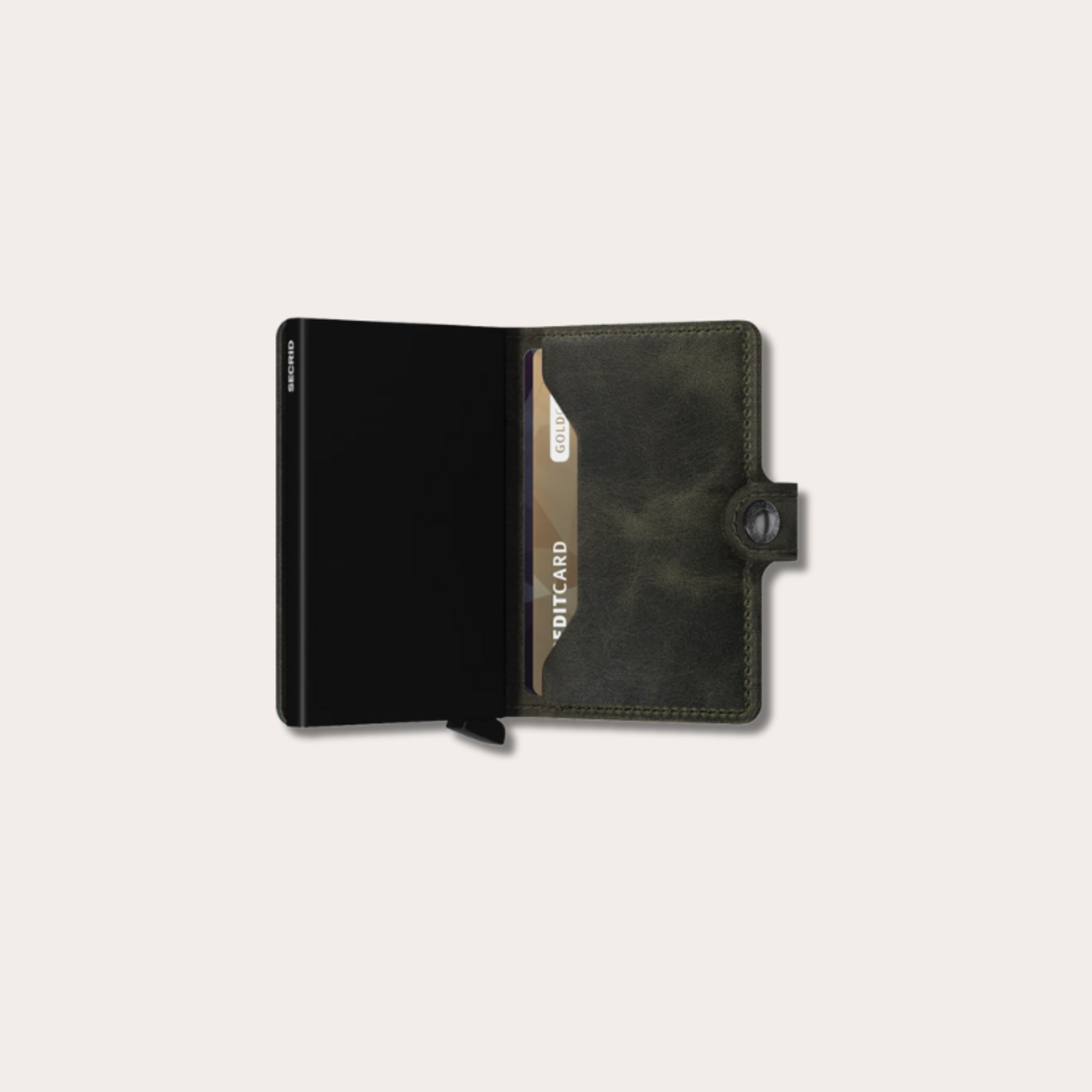 Secrid Secrid miniwallet - Vintage Olive-Black