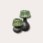 Vaasje - Noel - Paddestoel - Groen