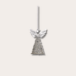 Kerstornament - Engel - Kaars - Zilver