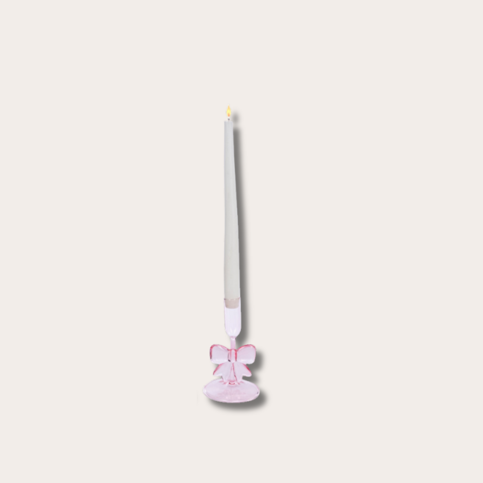 Kandelaar - Strik - Roze