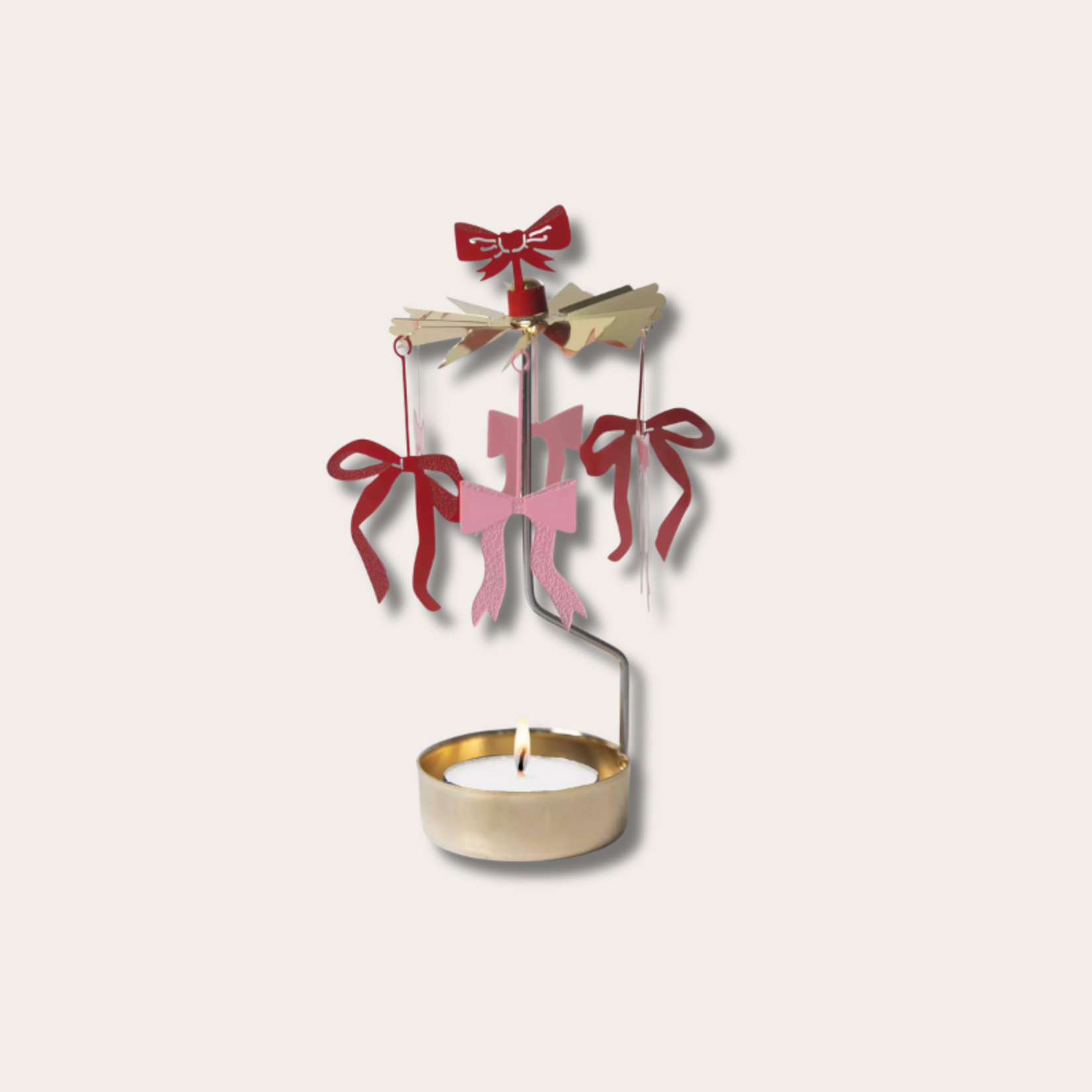 Anglaspel - Strik - Roze/rood