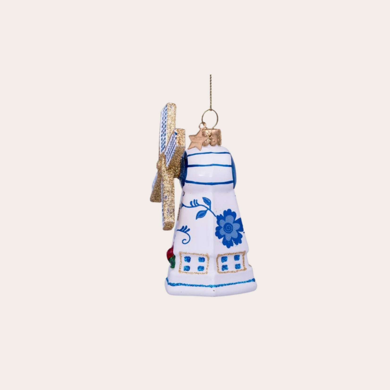 Vondels Ornament – Molen - Delftsblauw