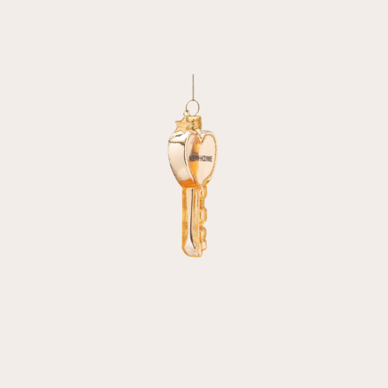 Vondels Ornament – Sleutel - Goud