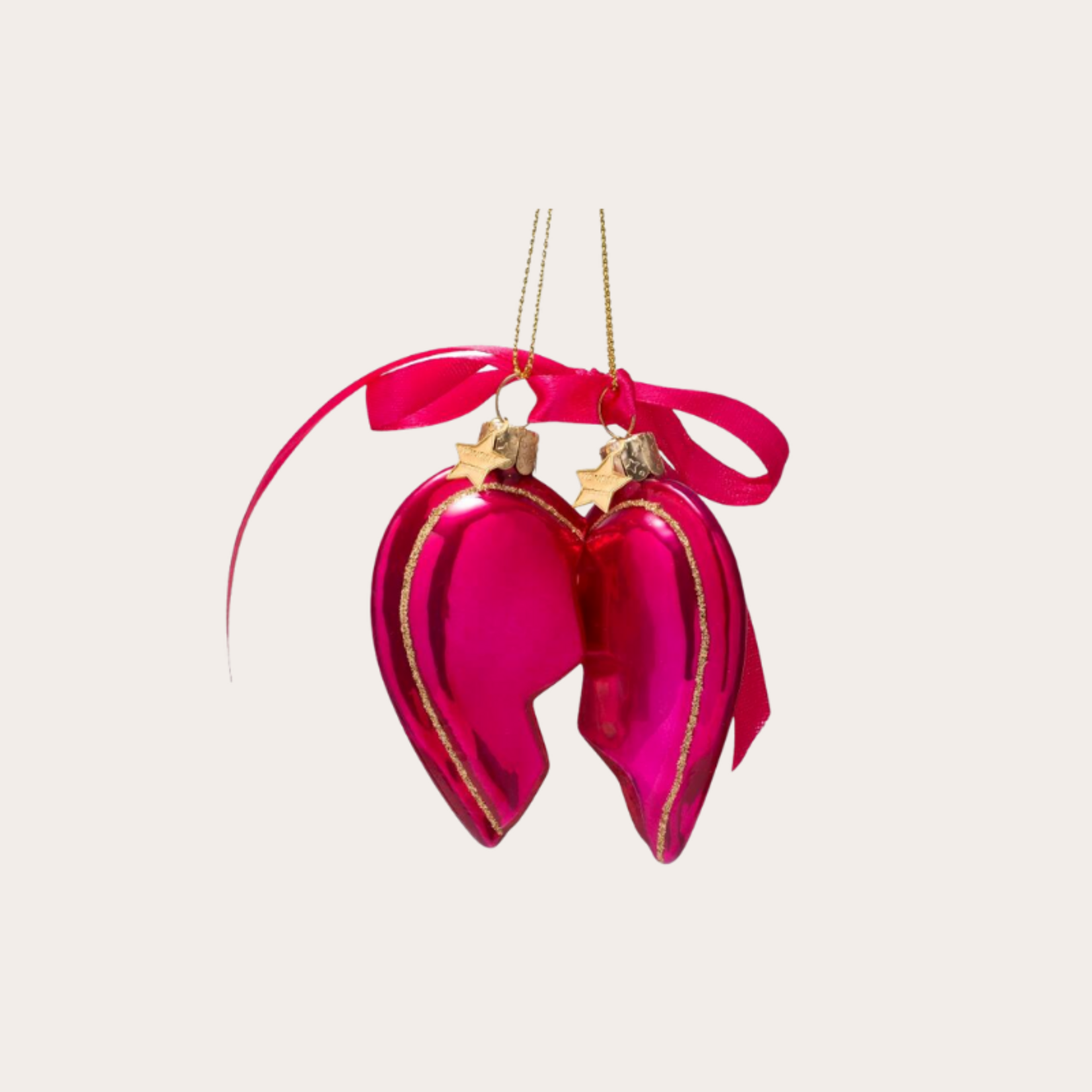 Vondels Ornament – Vriendenhart - Roze
