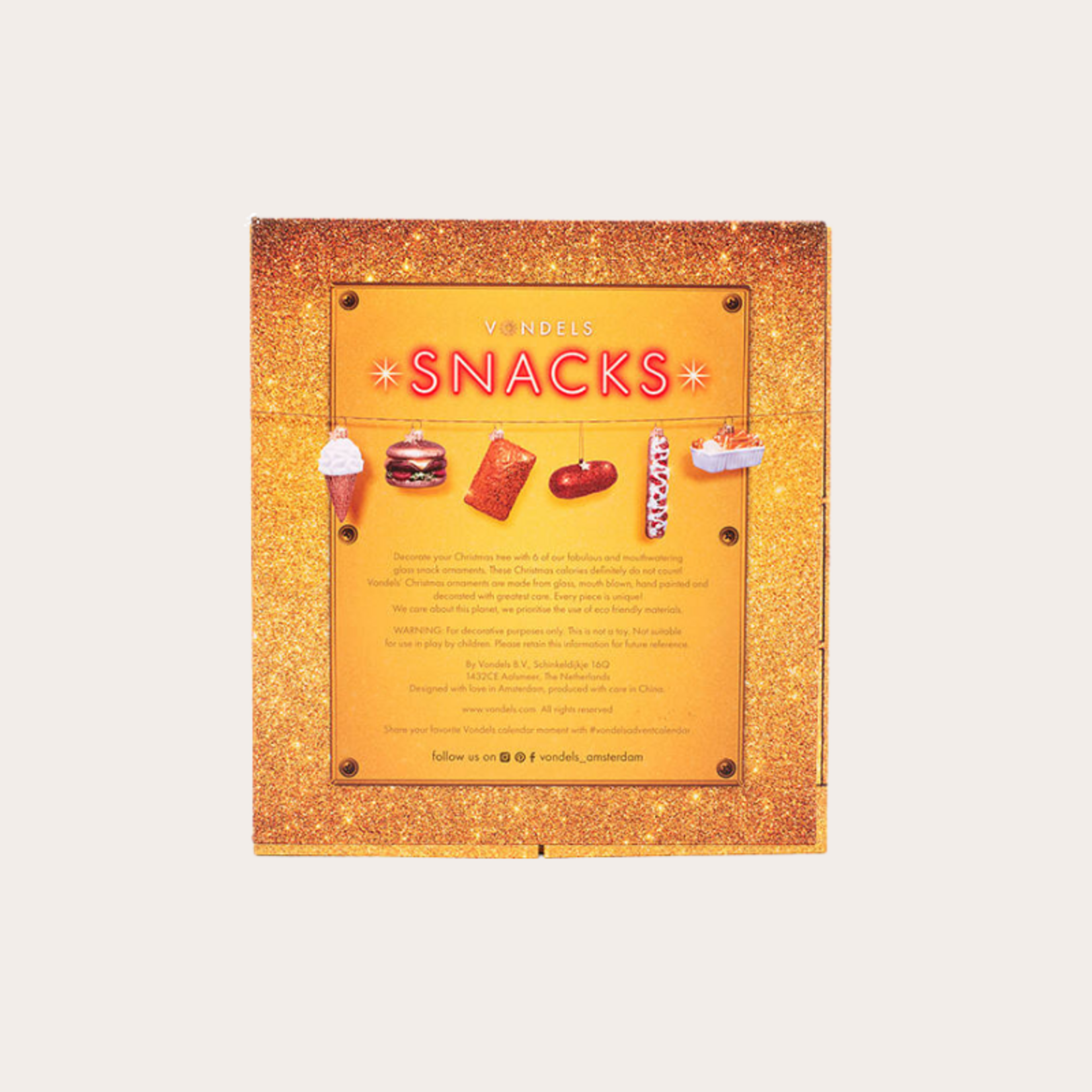 Vondels Ornament – Snackbox set (6 stuks)