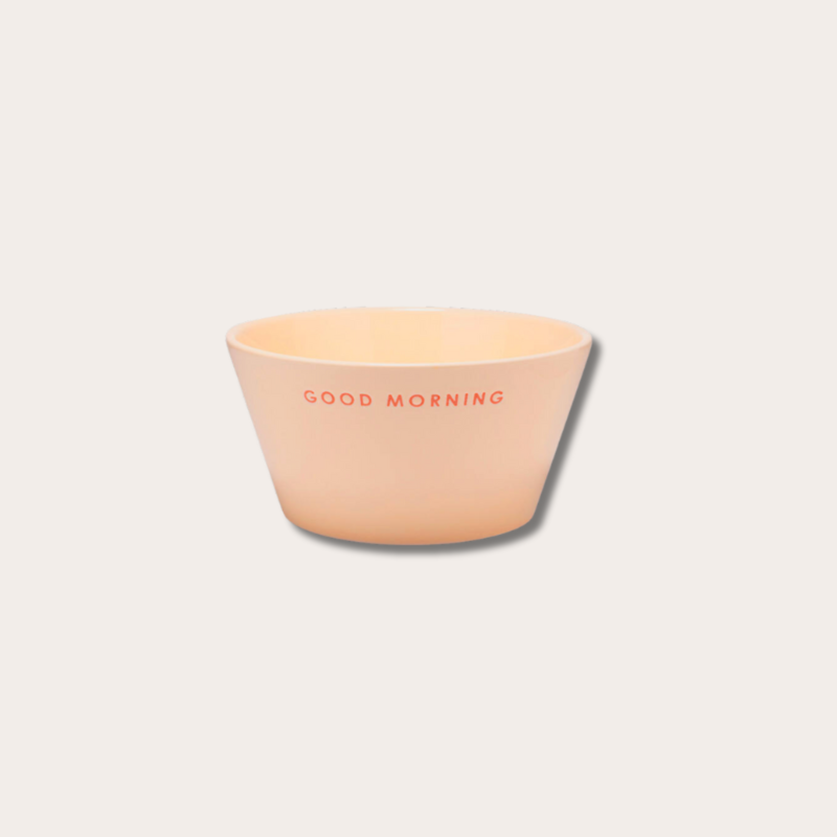 Vondels Ceramic bowl - Good morning - Camel