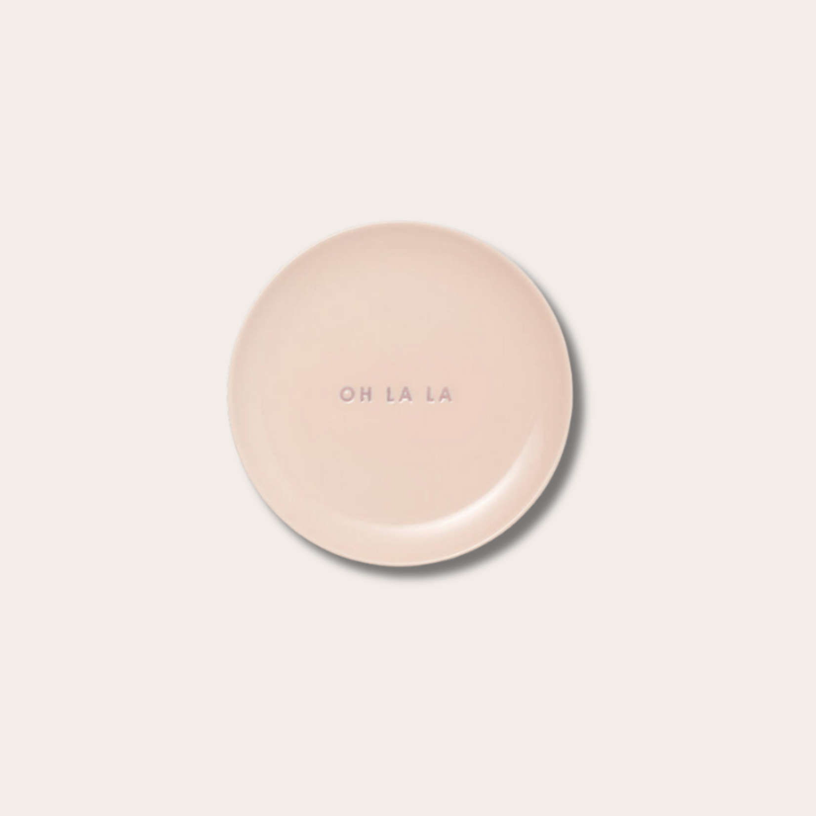 Vondels Cake Plate - Oh la la - Beige