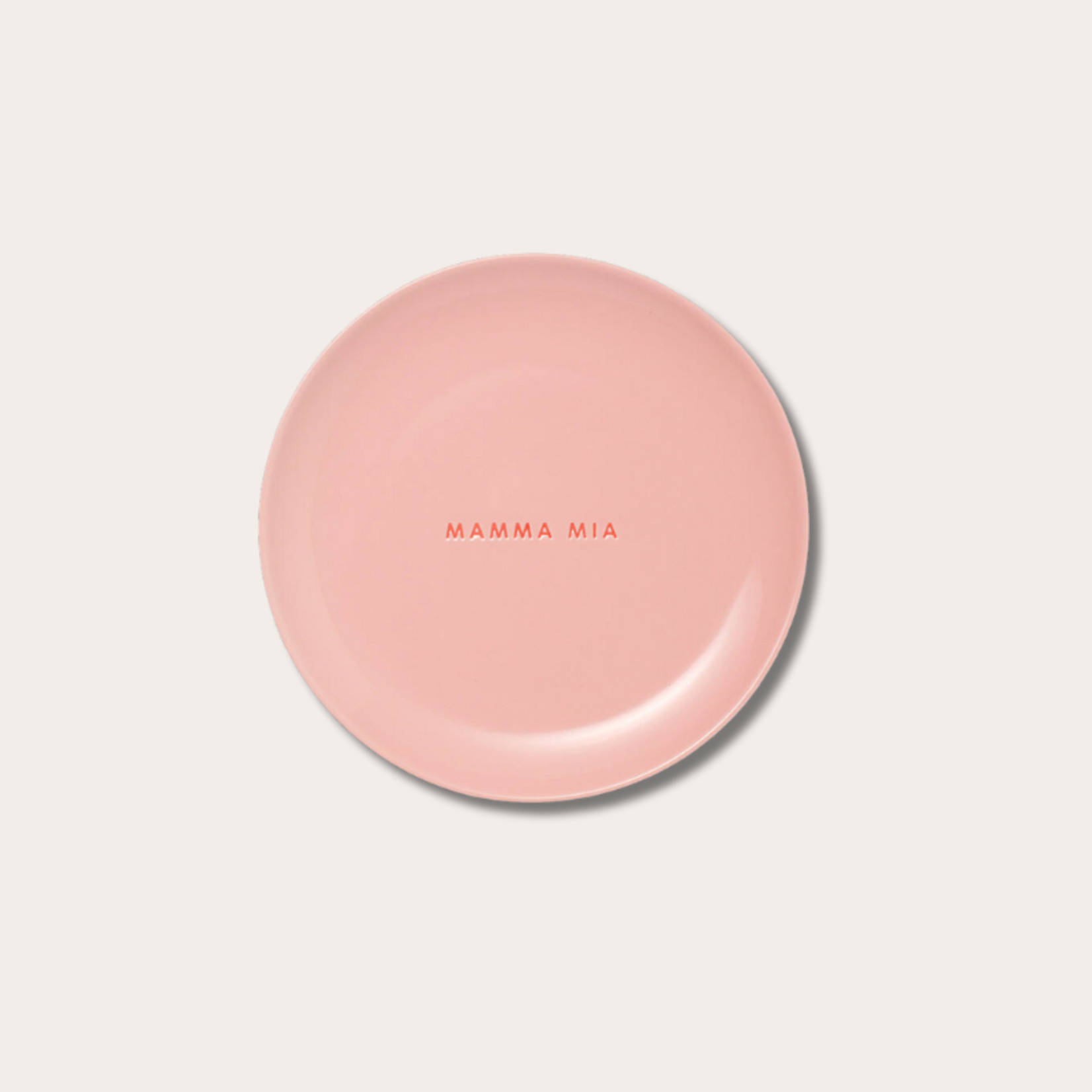 Vondels Breakfast plate - Mamma mia - Pink