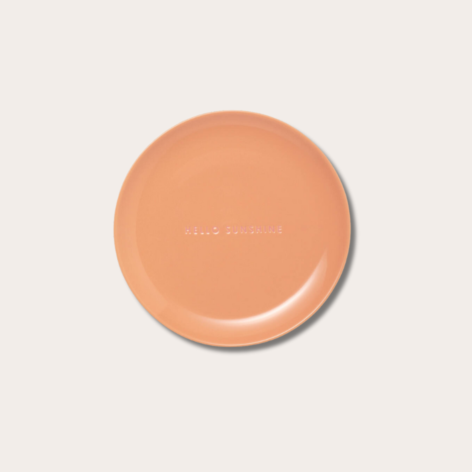 Vondels Breakfast plate - Hello sunshine - Orange