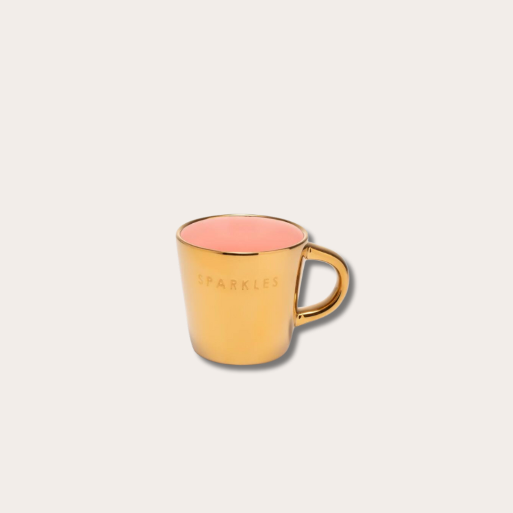 Vondels Espresso cup - Sparkles - Gold pink