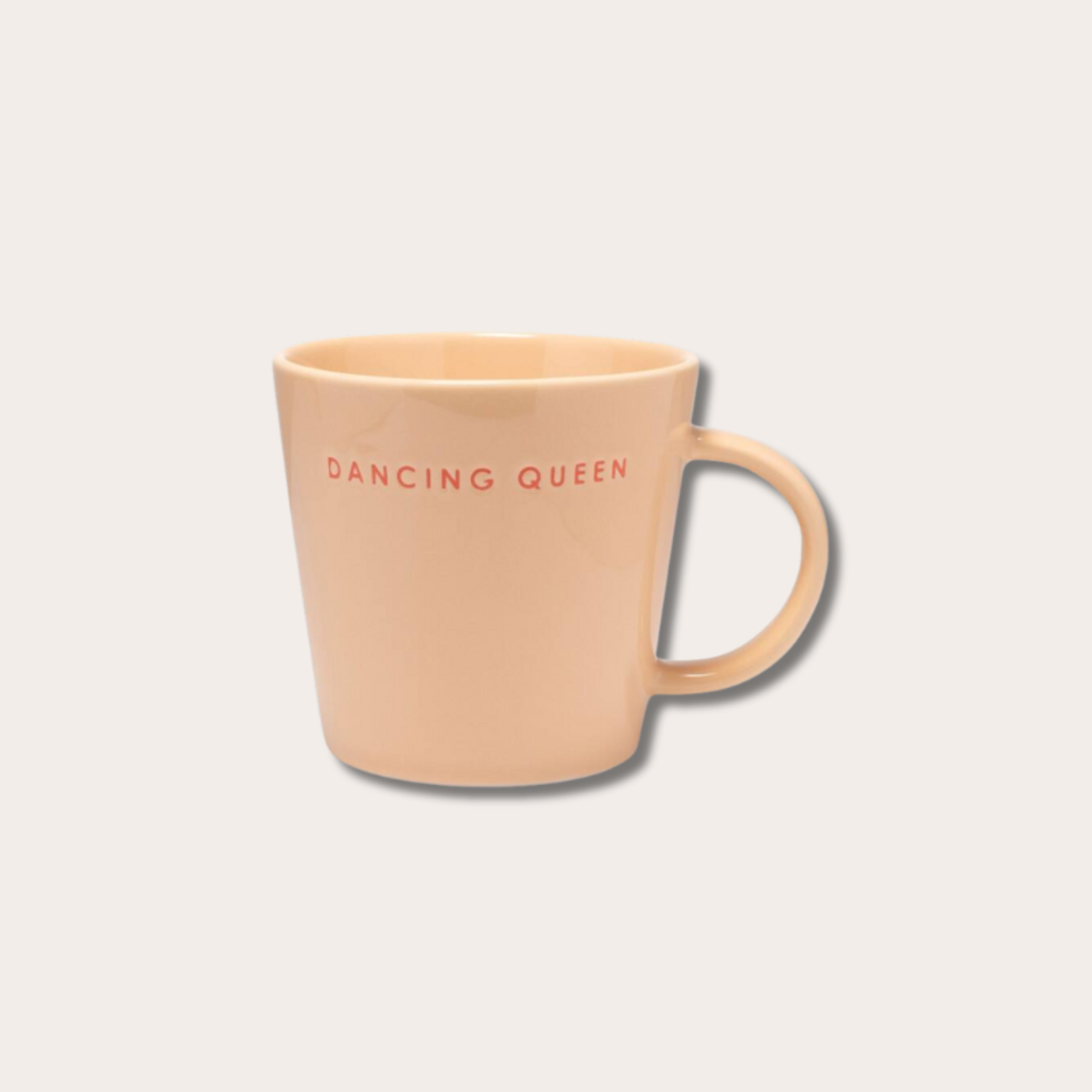Vondels Tea mug - Dancing queen - Camel