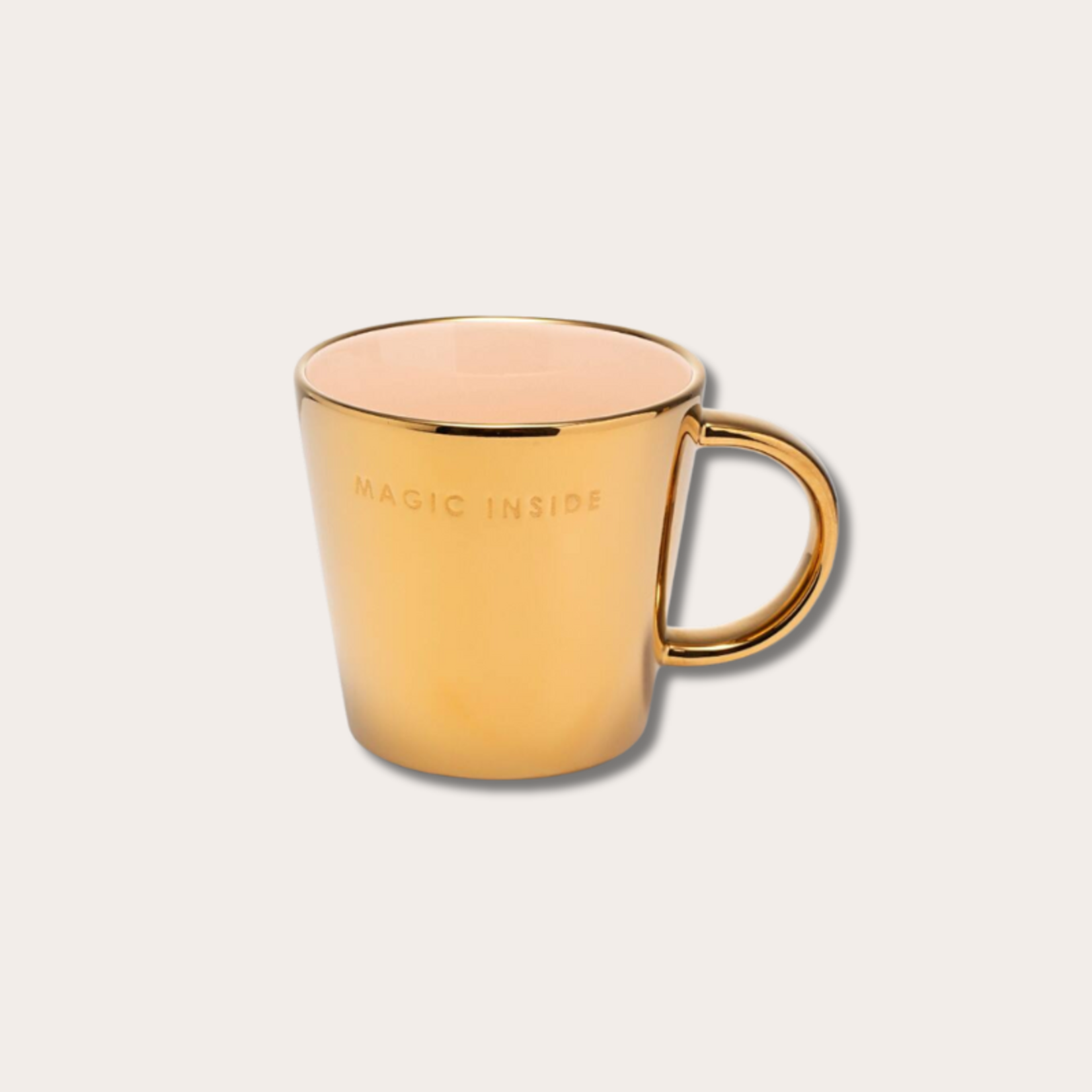 Vondels Tea mug - Magic inside - Gold ecru