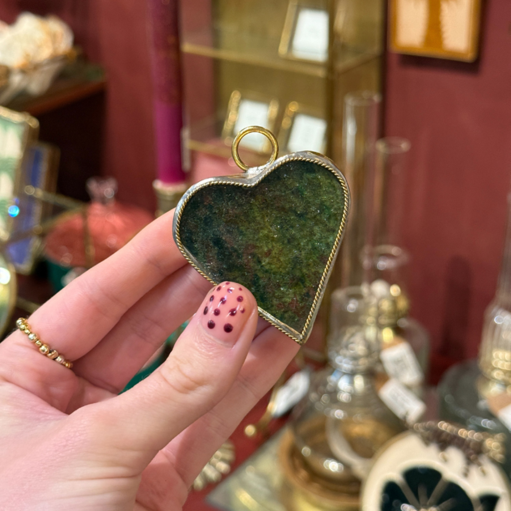 Zelliges tegel - Hartje - Groen XS