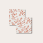 Anna+Nina Anna+nina - Whimsical Rose Napkin Set of 2