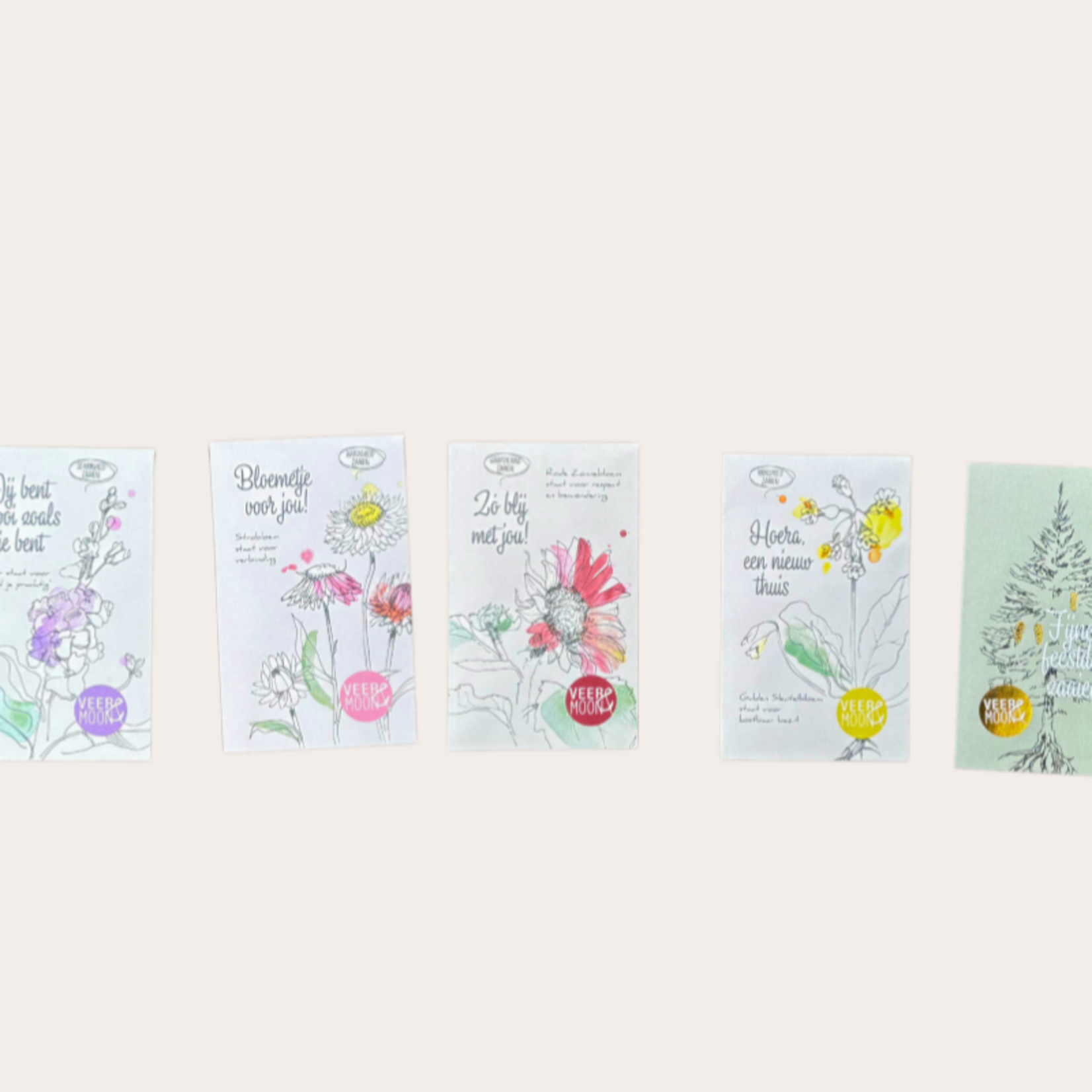 Veer&Moon Zadenzakje - Fijne feestdagen