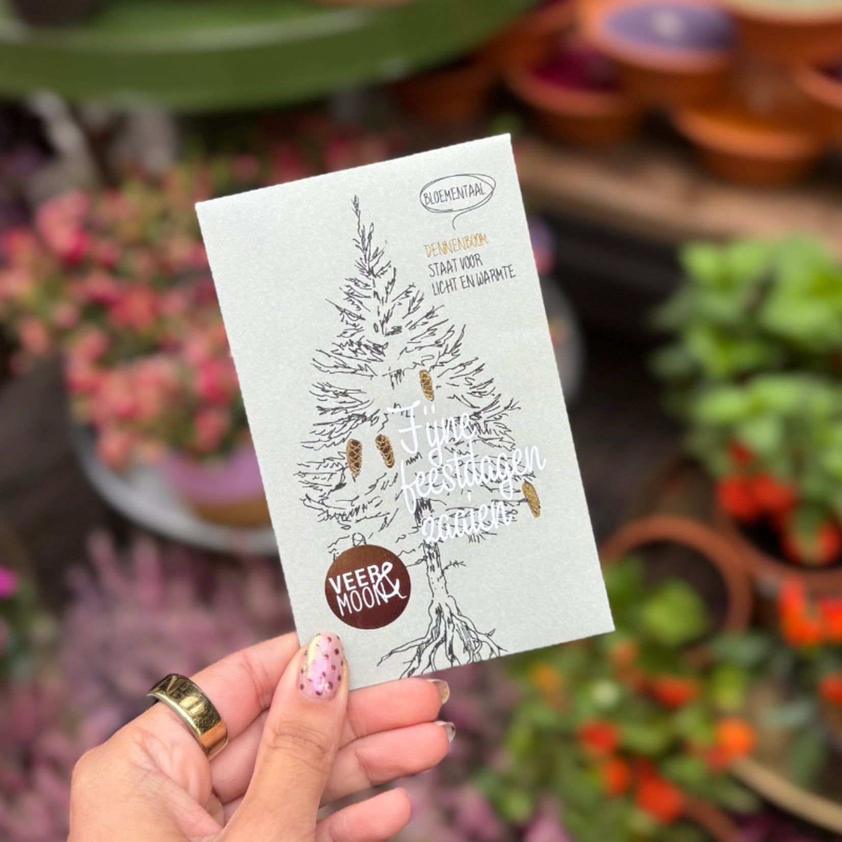 Veer&Moon Zadenzakje - Fijne feestdagen